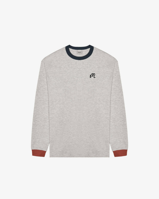 Malbon Gorse Heritage Tee - Heather Oatmeal