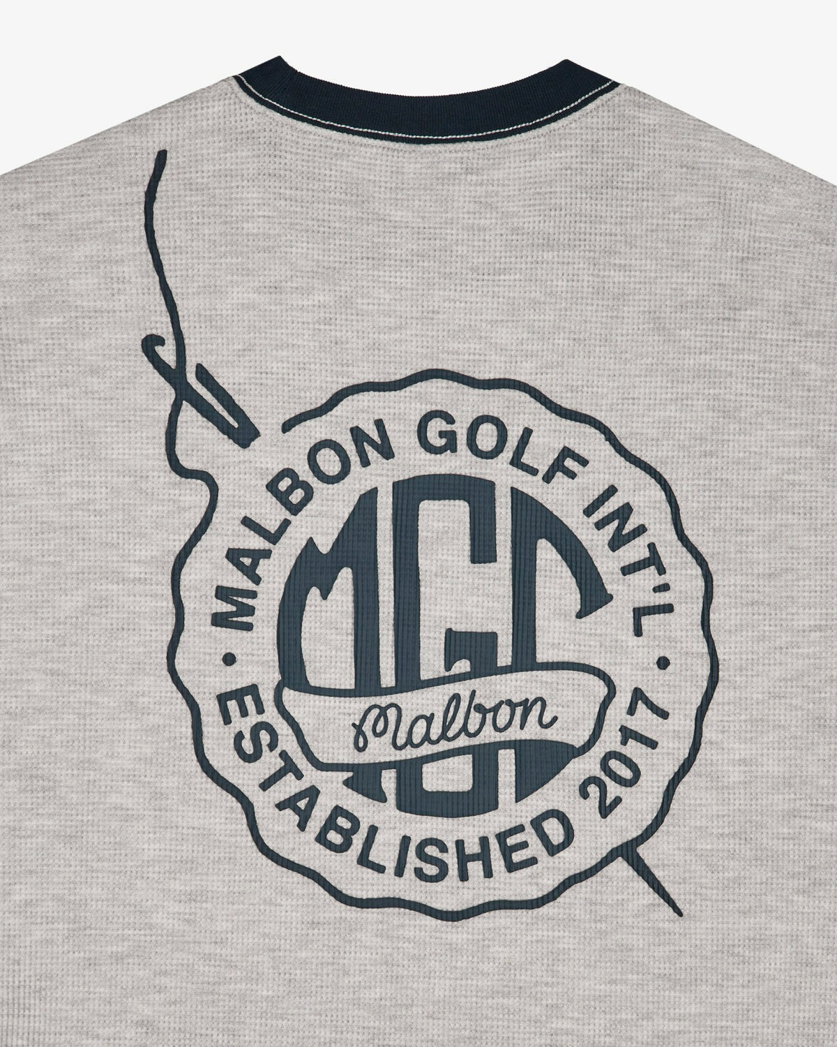 Malbon Gorse Heritage Tee - Heather Oatmeal