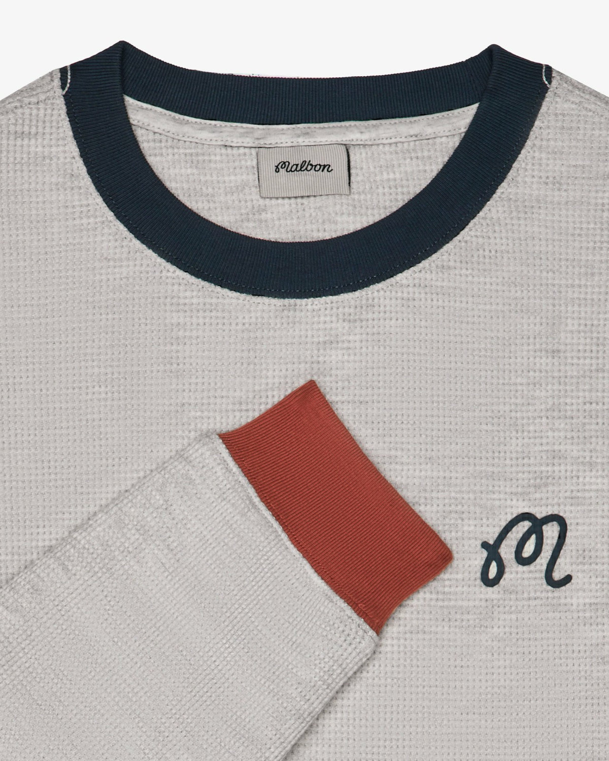 Malbon Gorse Heritage Tee - Heather Oatmeal