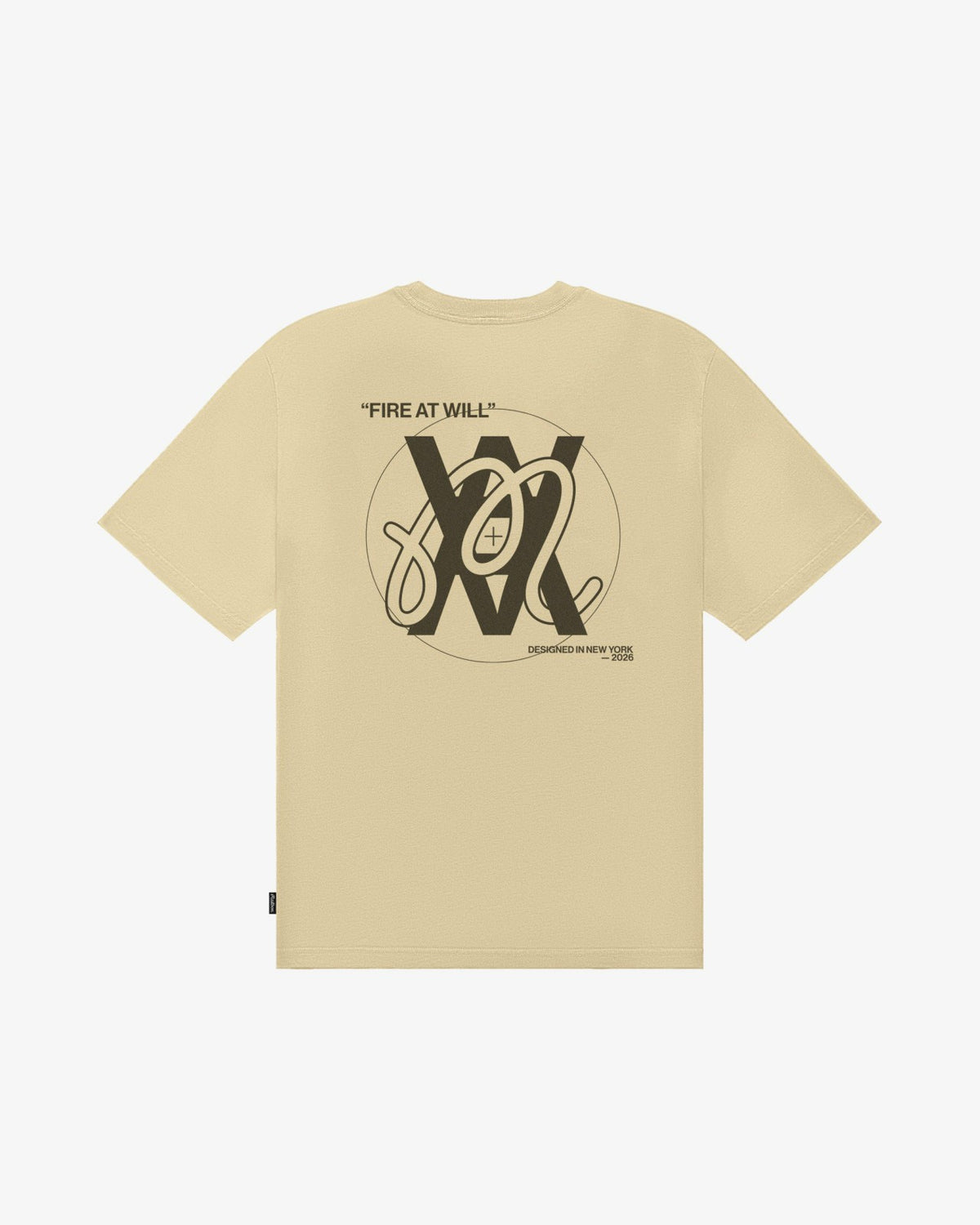 Malbon Arsham Bermuda Glyph Tee - Dune