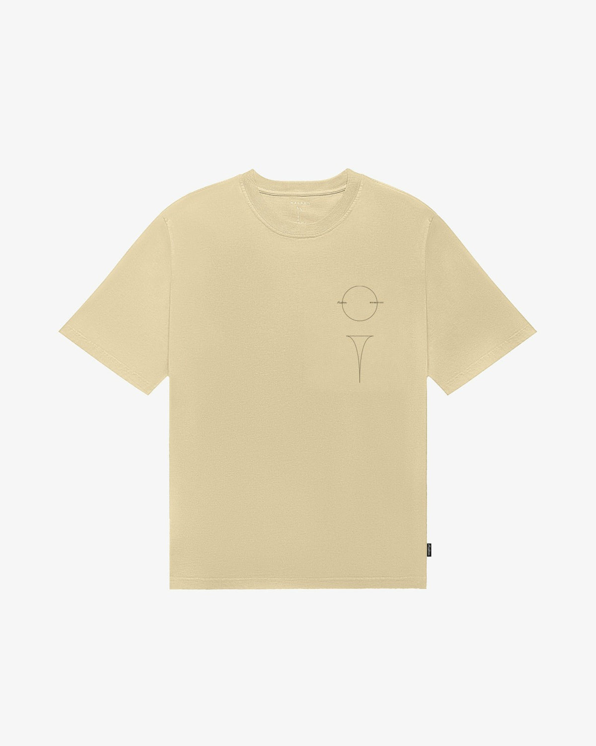 Malbon Arsham Bermuda Glyph Tee - Dune