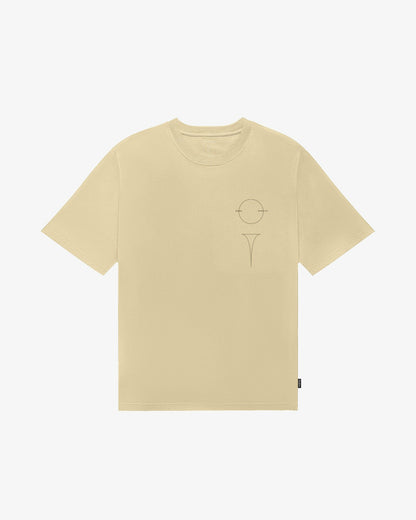 Malbon Arsham Bermuda Glyph Tee - Dune