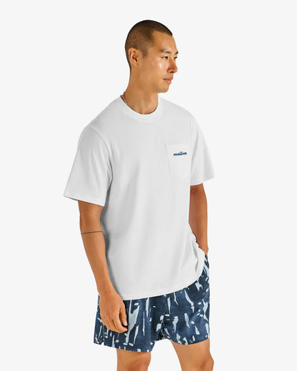 Malbon Vista Repair Tee - White