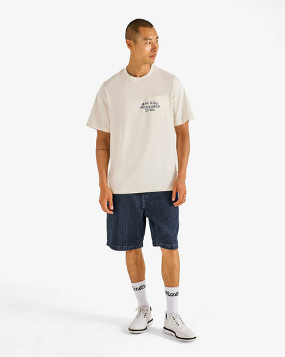 Malbon Vista Ironworks Tee - Ivory