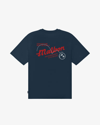 Malbon Vista Demand Tee - Blueberry
