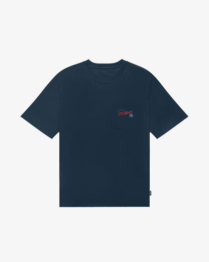 Malbon Vista Demand Tee - Blueberry
