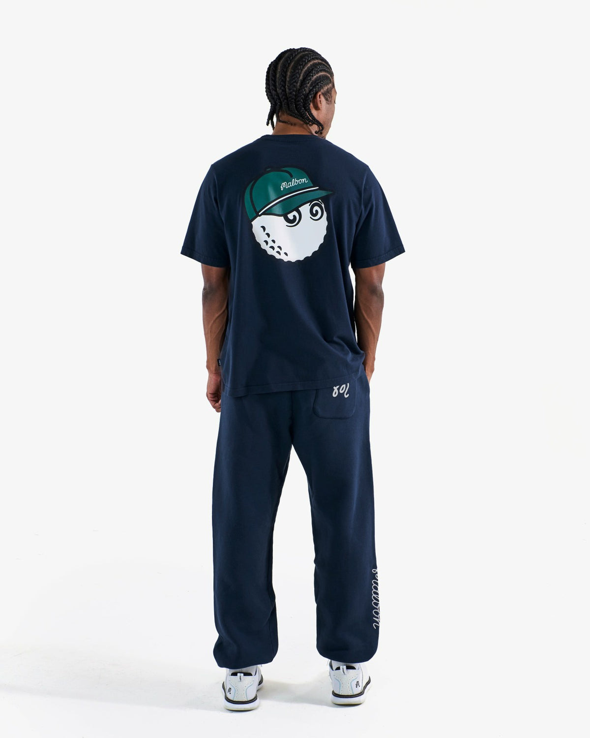 Malbon Bermuda Baldwin Tee - Navy