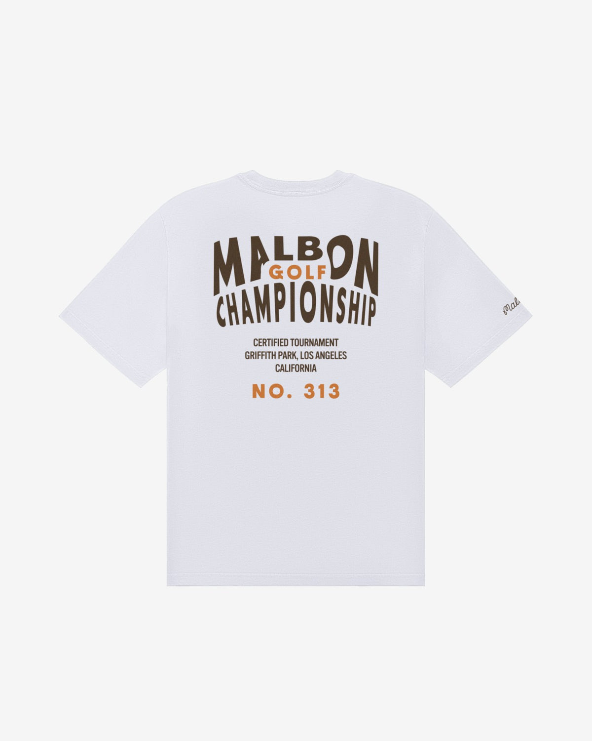 Malbon Bermuda Championship Tee - White