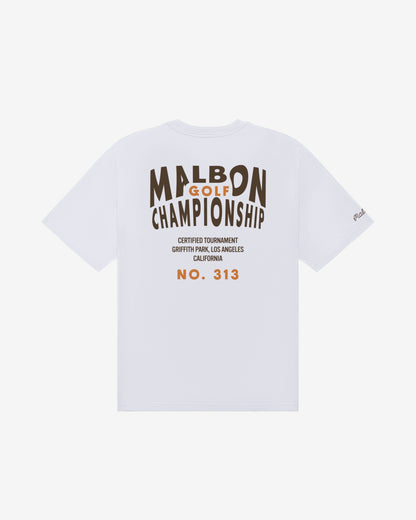 Malbon Bermuda Championship Tee - White