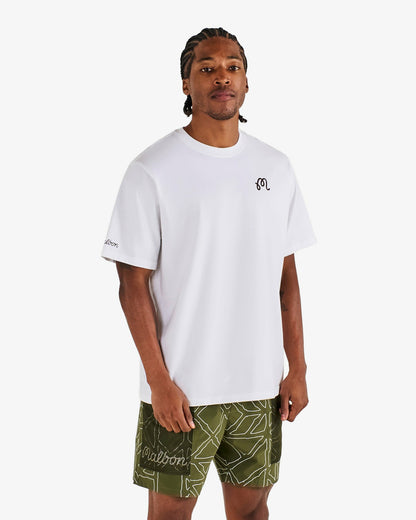 Malbon Bermuda Championship Tee - White