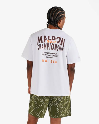 Malbon Bermuda Championship Tee - White