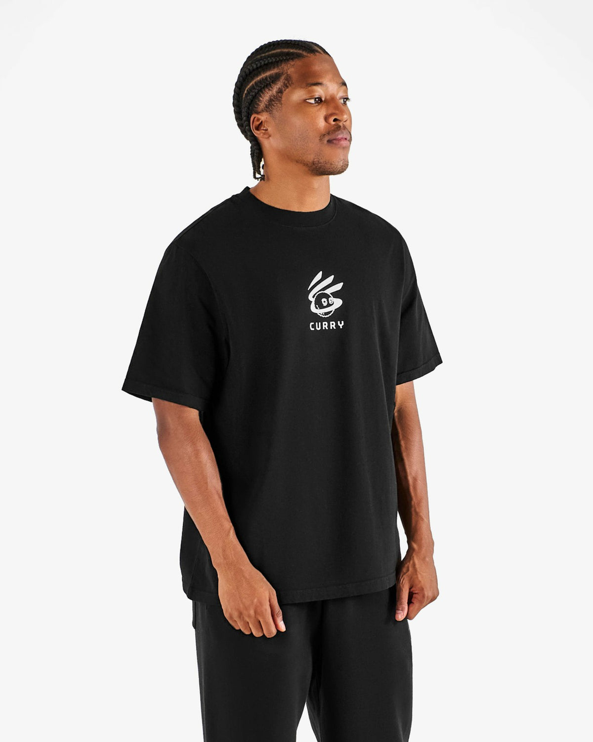Malbon Curry Brand Bermuda Tee - Black
