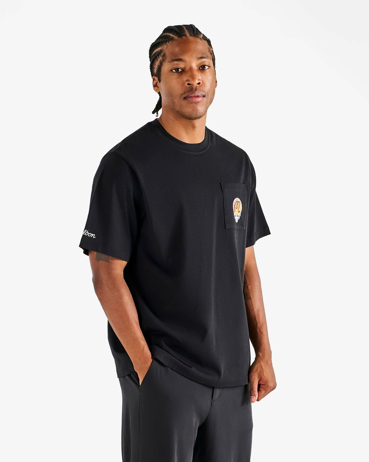 Malbon Grateful Dead Bermuda Foundation Tee - Black