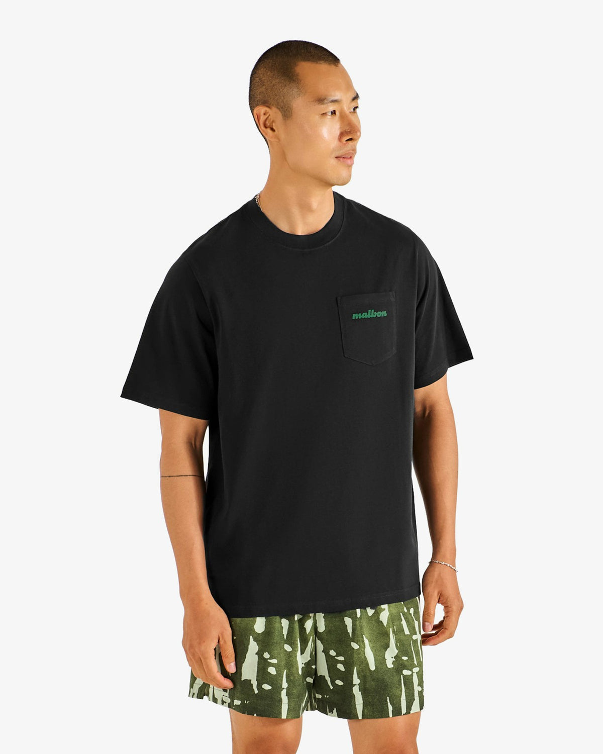Malbon Vista Repair Tee - Black