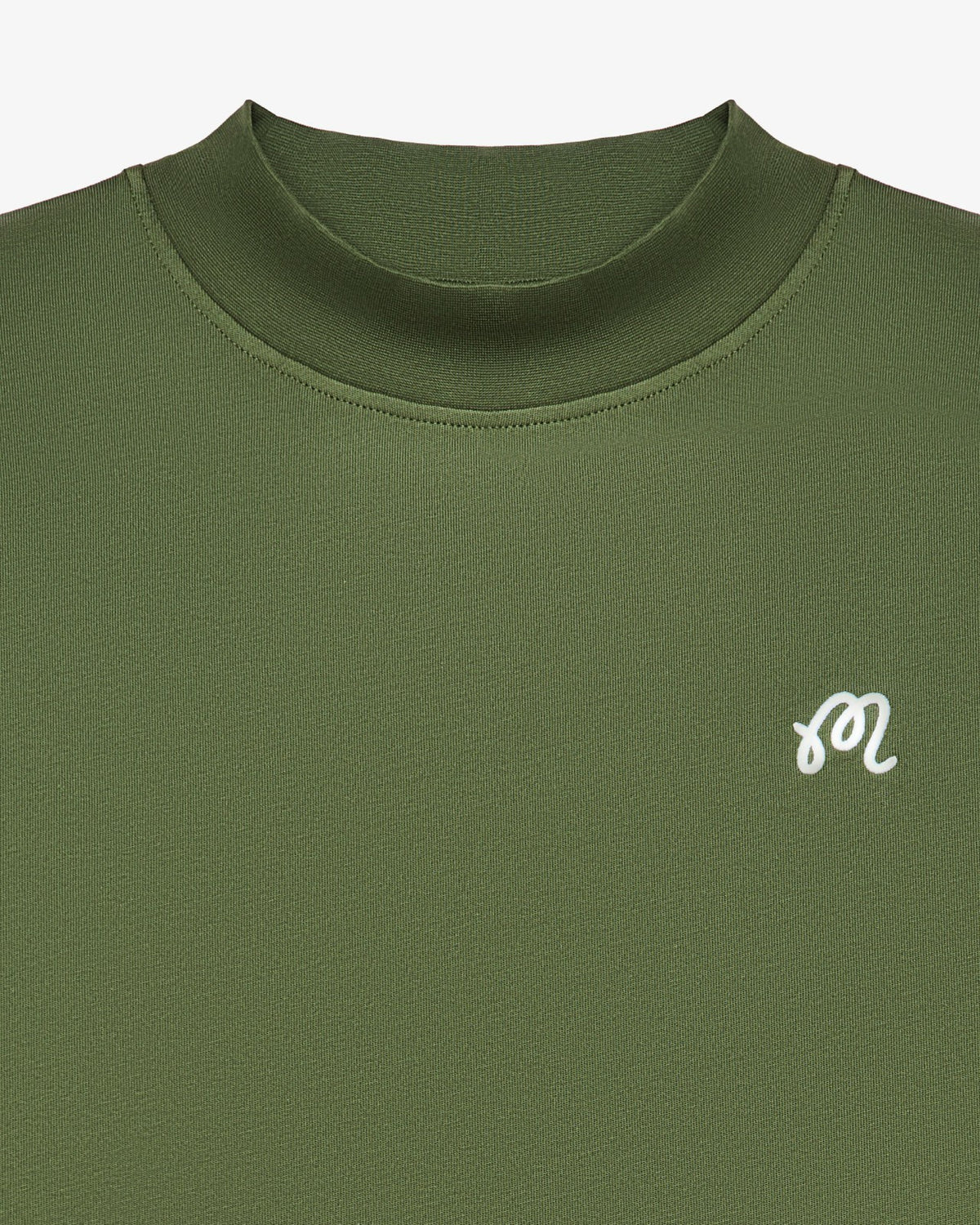 Malbon Upland Mockneck Tee - Rifle Green