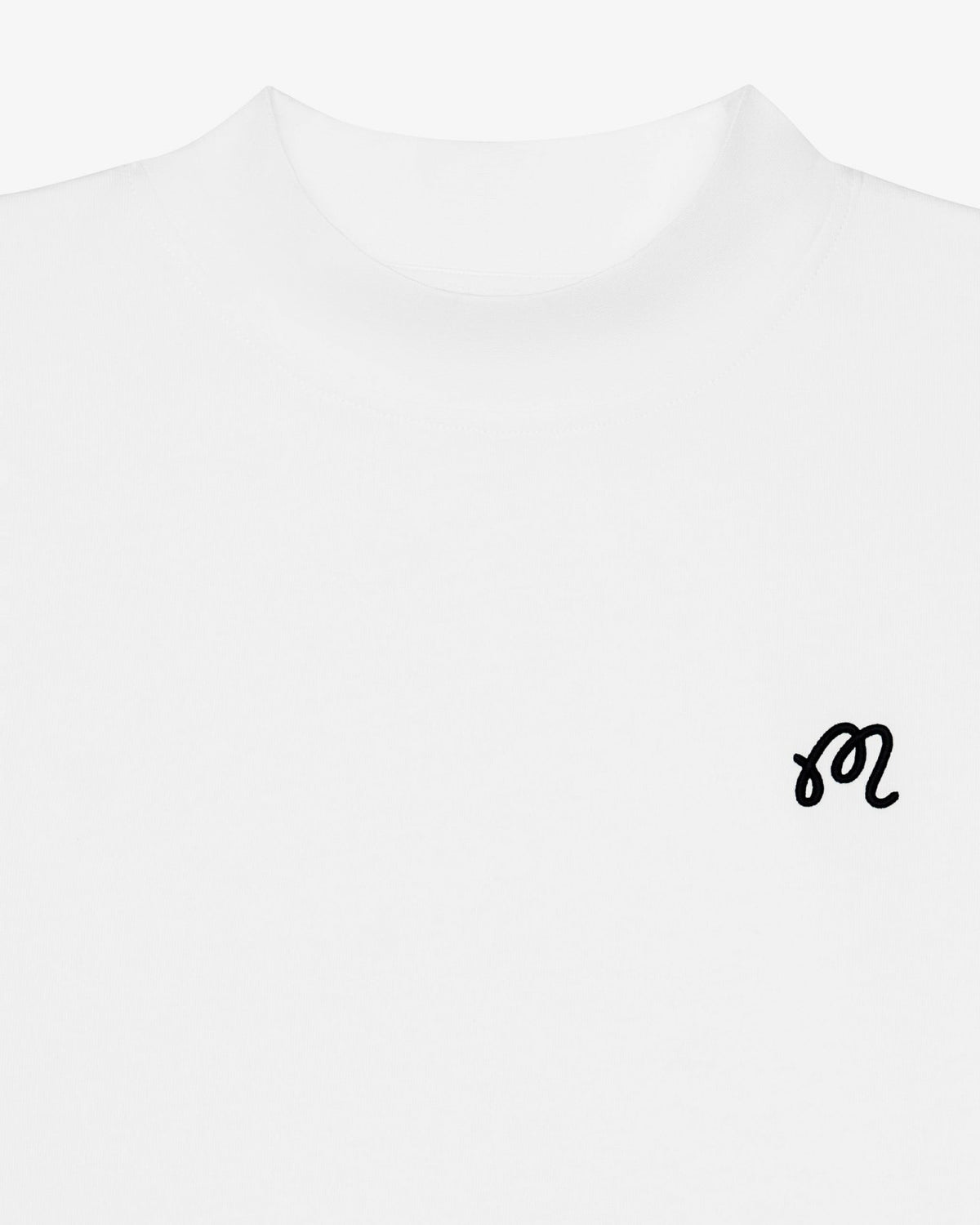 Malbon Upland Mockneck Tee - White