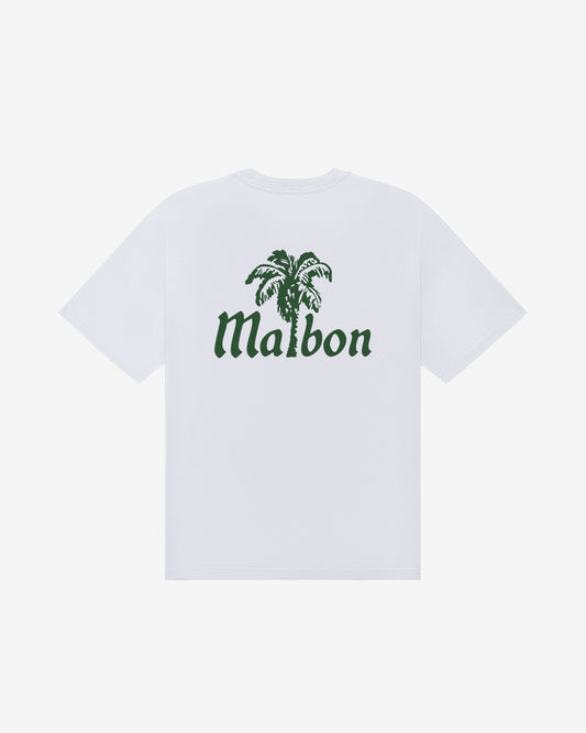 Malbon Bermuda Playa Tee - Bright White