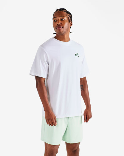 Malbon Bermuda Playa Tee - Bright White
