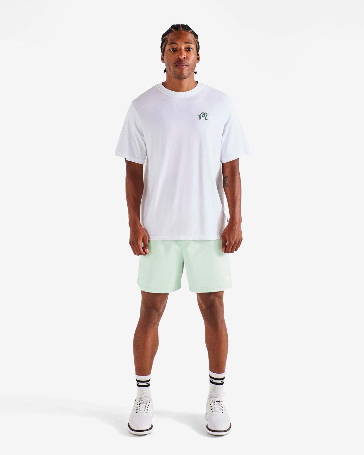 Malbon Bermuda Playa Tee - Bright White