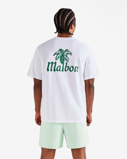 Malbon Bermuda Playa Tee - Bright White