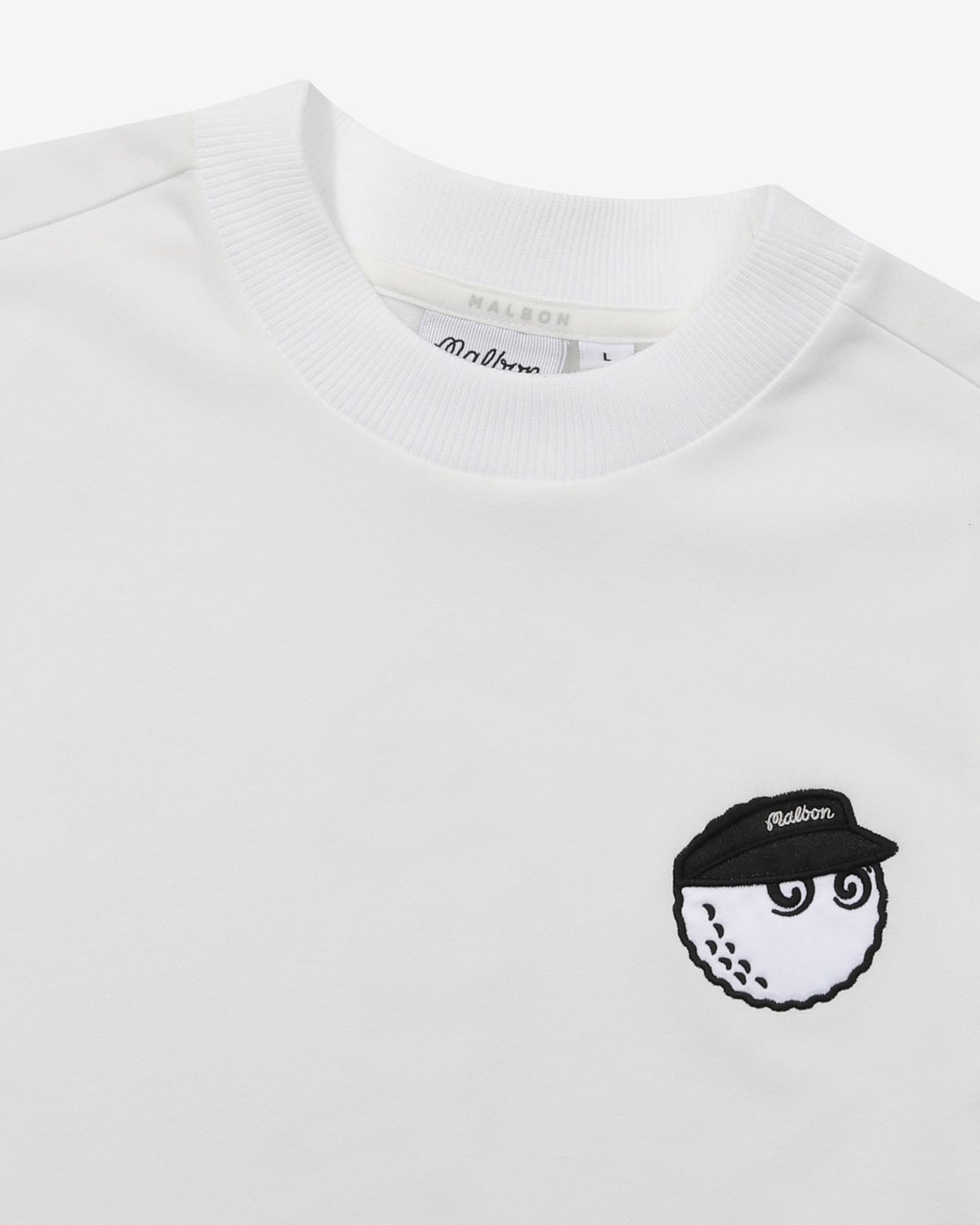 Malbon Studio Seoul Panelled Mock Neck - Off White