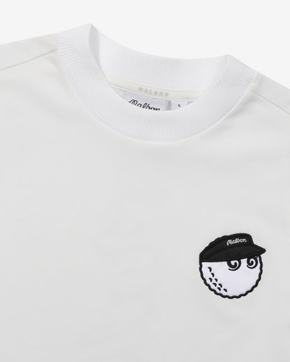 Malbon Studio Seoul Panelled Mock Neck - Off White