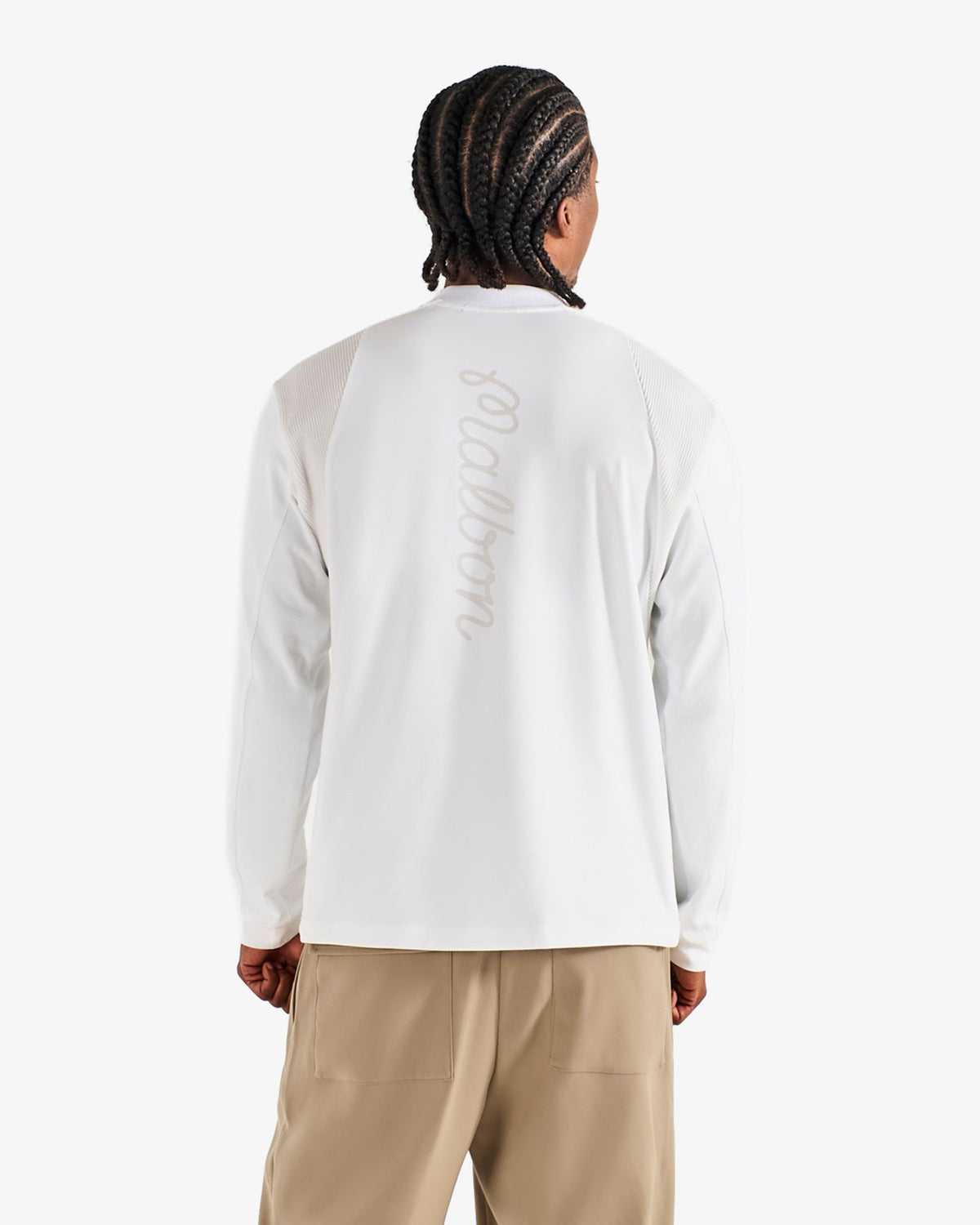 Malbon Studio Seoul Panelled Mock Neck - Off White