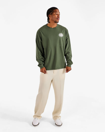 Malbon Horizon Tee - Olivine