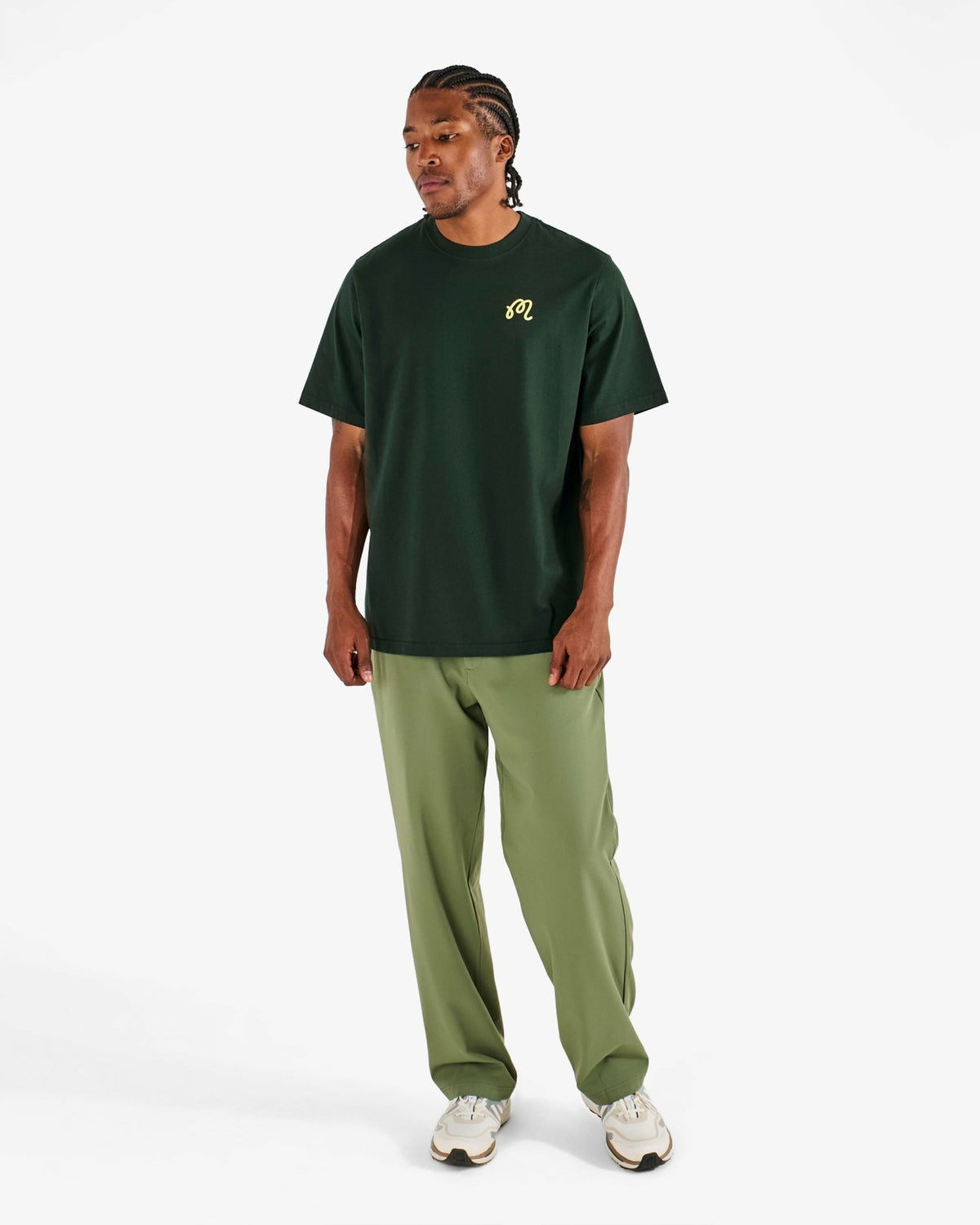 Malbon Bermuda Origin Tee - Dark Olive