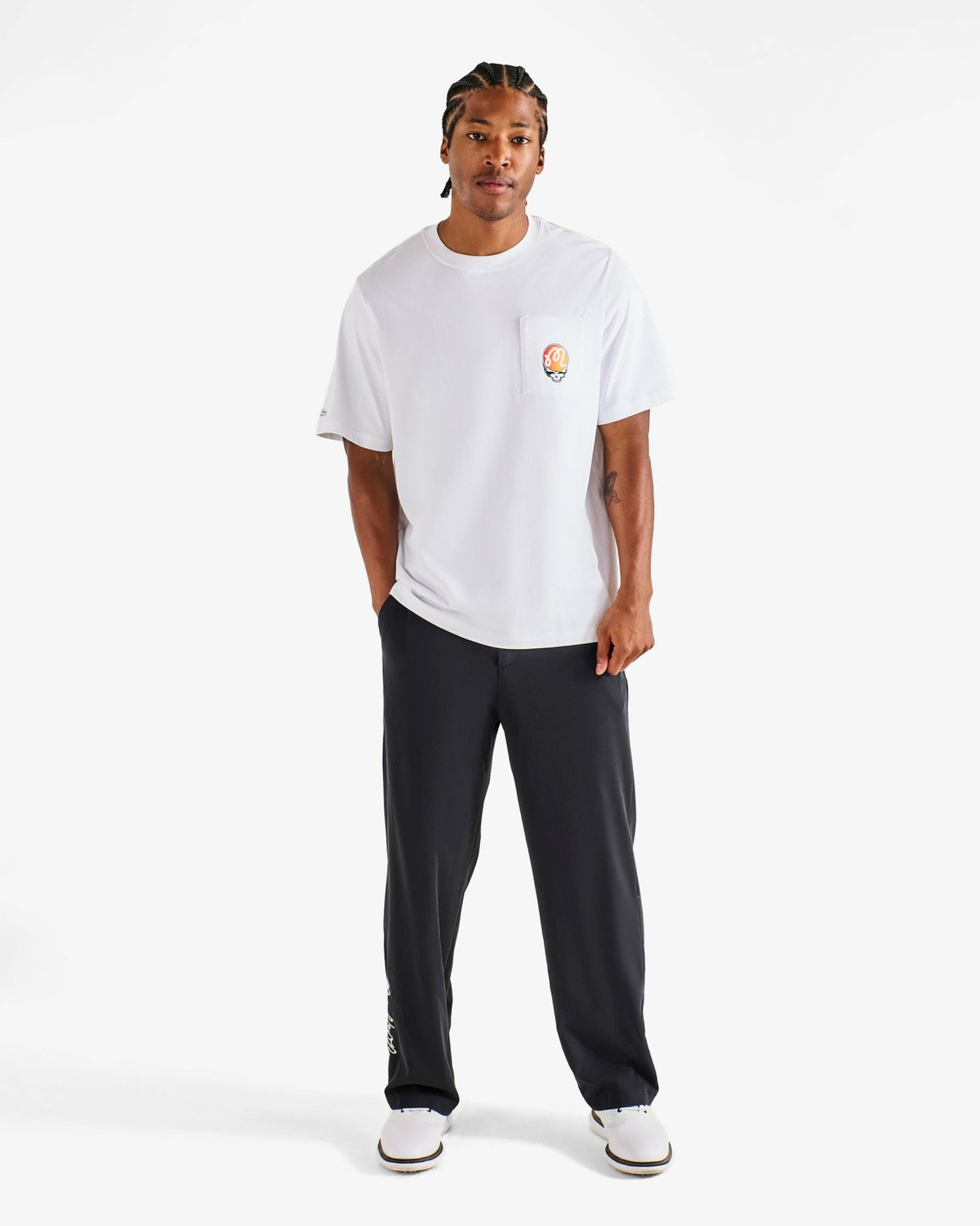 Malbon Grateful Dead Bermuda Foundation Tee - White