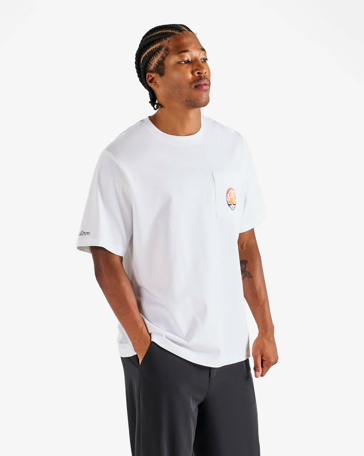 Malbon Grateful Dead Bermuda Foundation Tee - White
