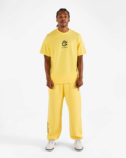 Malbon Curry Brand Bermuda Tee - Yellow