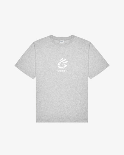 Malbon Curry Brand Bermuda Tee - Ash Heather