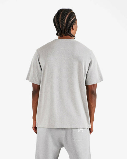 Malbon Curry Brand Bermuda Tee - Ash Heather