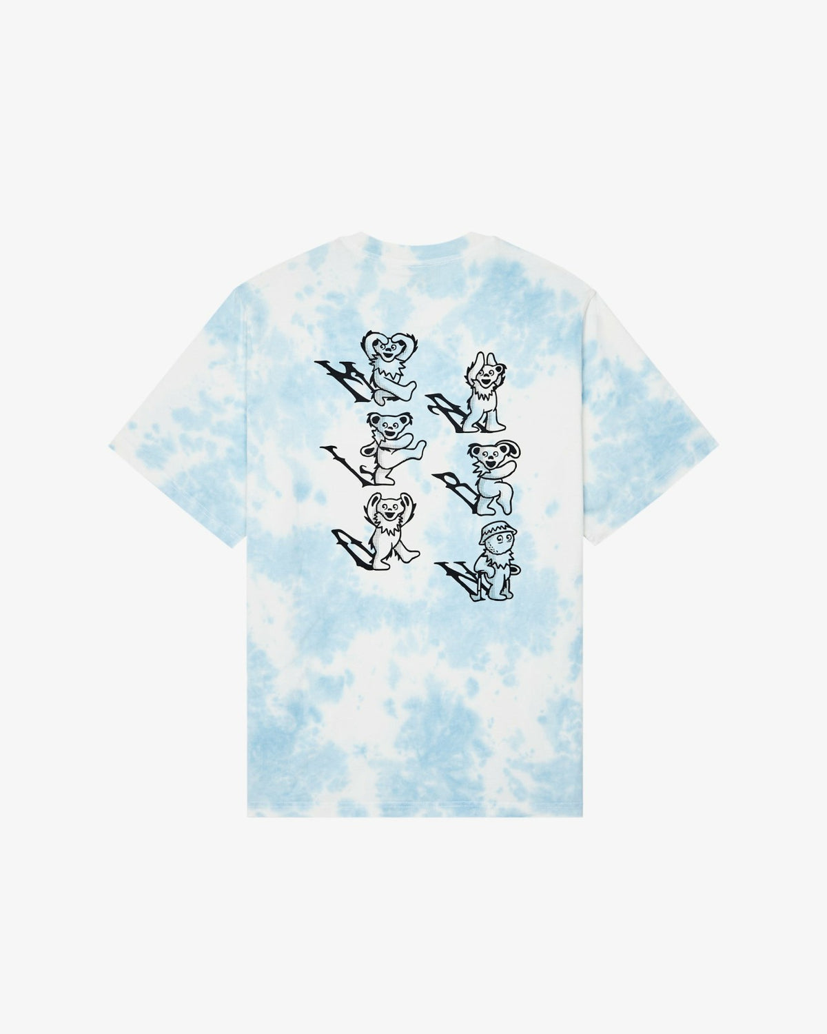 Malbon Grateful Dead Bermuda Alphabet Tee - Light Blue