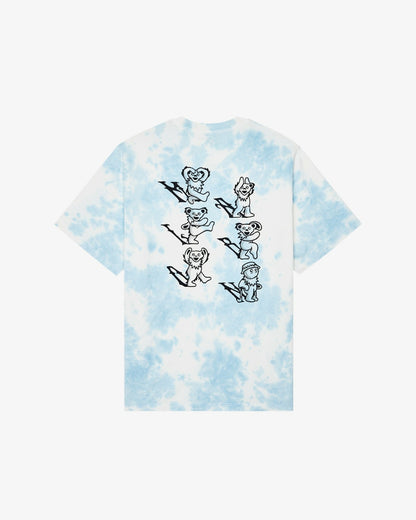 Malbon Grateful Dead Bermuda Alphabet Tee - Light Blue