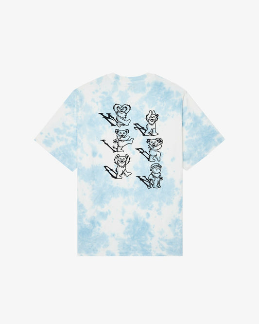 Malbon Grateful Dead Bermuda Alphabet Tee - Light Blue