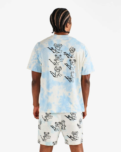 Malbon Grateful Dead Bermuda Alphabet Tee - Light Blue