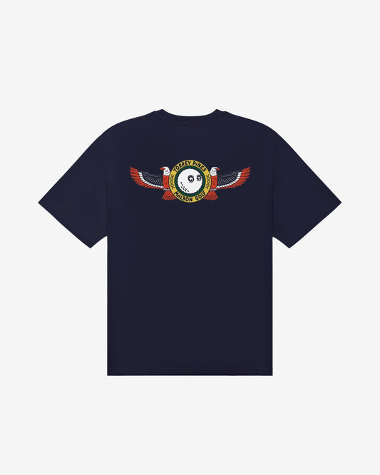Malbon Torrey Pines Bermuda Eagle Tee - Baritone Blue