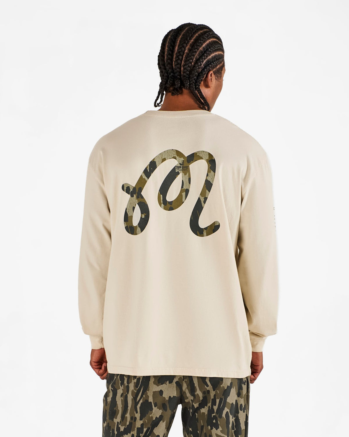 Malbon Gorse Tour Divot Camo Tee - Clay