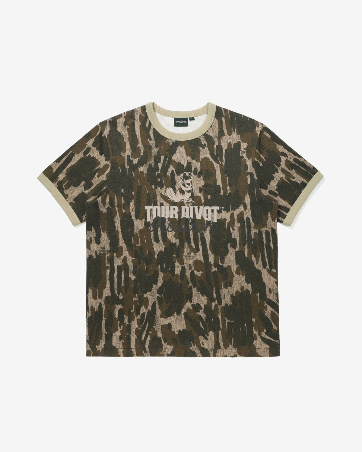 Malbon Studio Seoul Tour Divot Tee - Camo