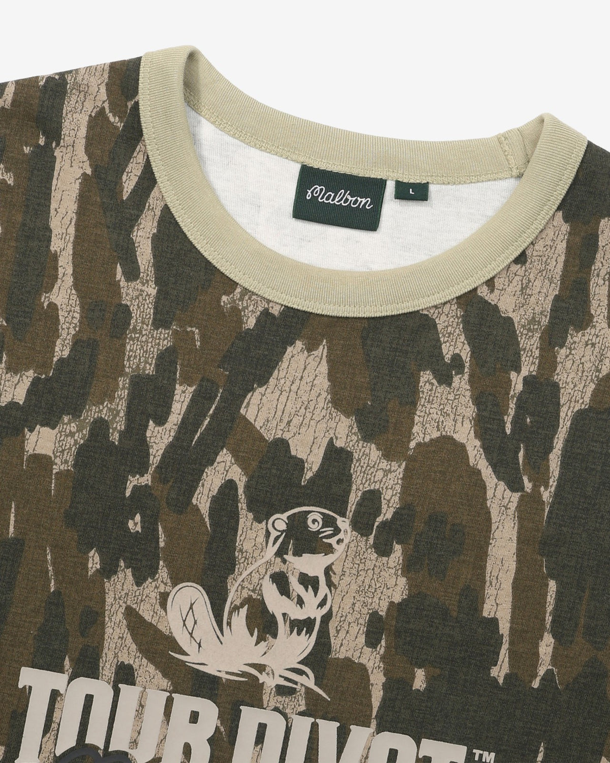 Malbon Studio Seoul Tour Divot Tee - Camo