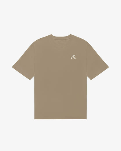 Malbon Bermuda Palms Tee - Taupe