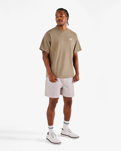Malbon Bermuda Palms Tee - Taupe