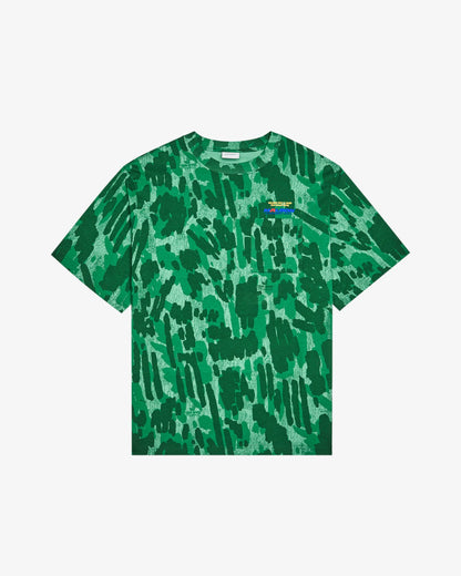 Malbon Vista Derby Tee - Divot Camo Jungle