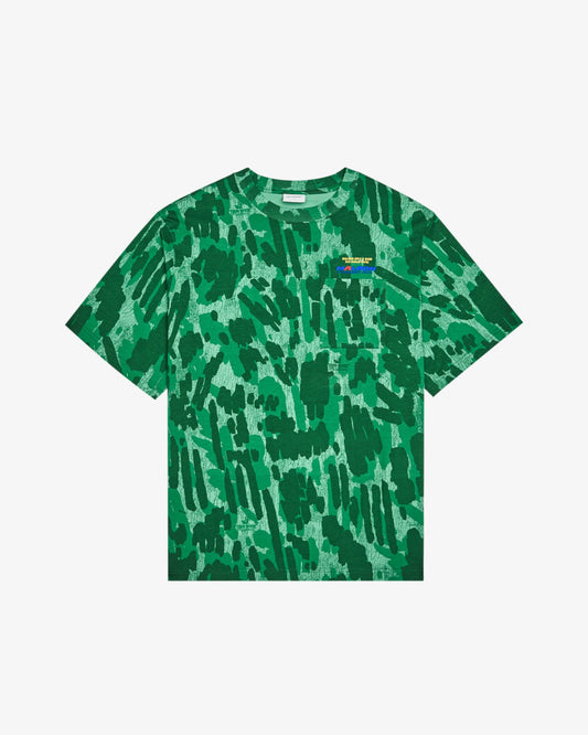 Malbon Vista Derby Tee - Divot Camo Jungle