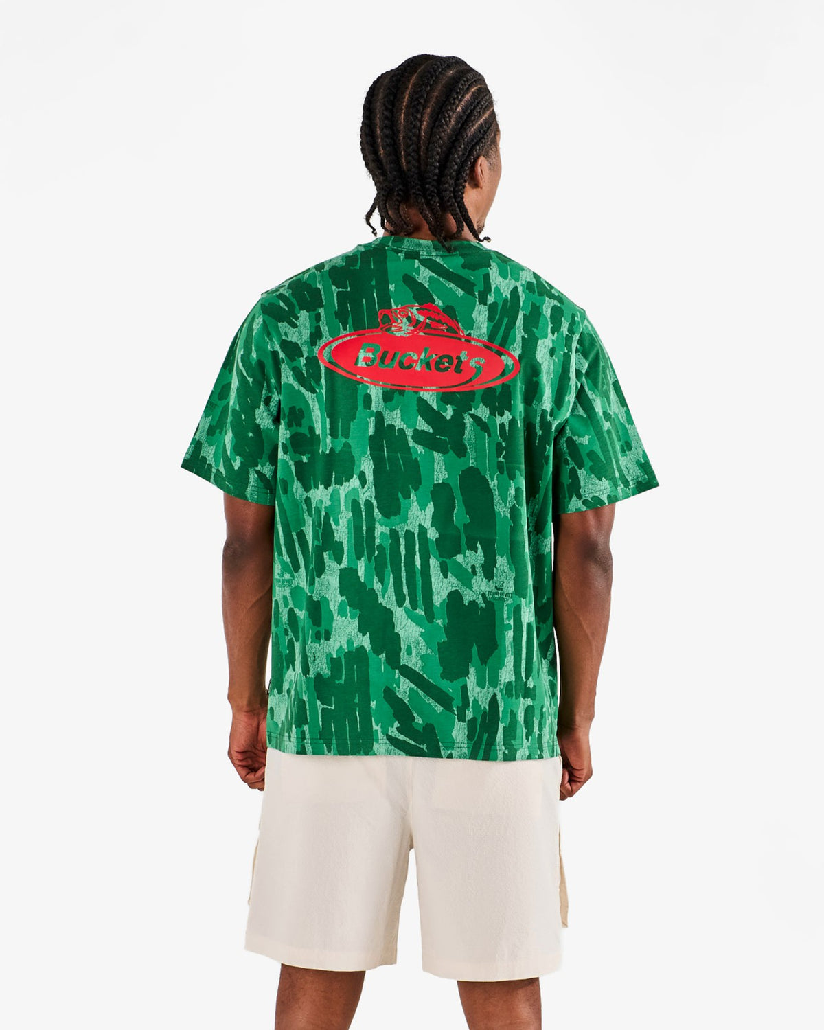 Malbon Vista Derby Tee - Divot Camo Jungle