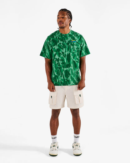 Malbon Vista Derby Tee - Divot Camo Jungle