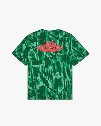 Malbon Vista Derby Tee - Divot Camo Jungle