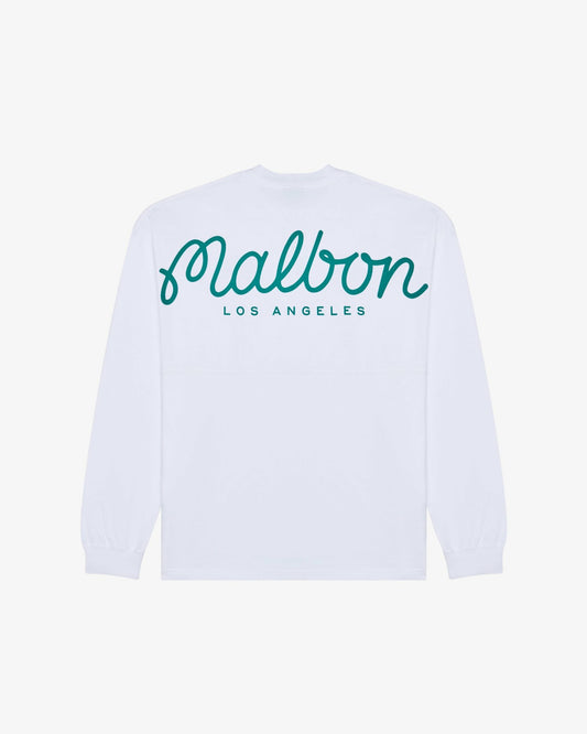Malbon Horizon Tee - White